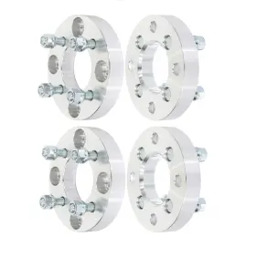 87687 Spacer Experts 4x108 Wheel Spacers 1 Inch 25mm Thick For Mercury Ford 4 Lug Cars 12x1.5 Studs