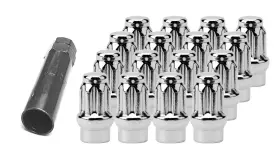 Fk0249f2 Spacer Experts 24 Chrome Et Spline Lug Nuts 14x1.5 Fits 2022 Toyota Tundra 2024 Tacoma