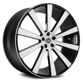 Spl20220901638gbb Spec-1 Spl-202 Gloss Black W Brushed Face 20x9 5x114.3 38 Wheel Single Rim