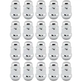 9100021 Speedway Motors Chrome Acorn Lug Nuts 7/16 Inch 20 Pack