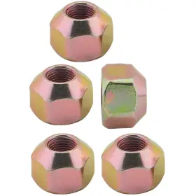 91003912-5 Speedway Motors Single Side Steel Lug Nut 1/2 Rh Fine Thread Taper 5pc