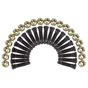91005998 Speedway Motors Wheel Stud And Lug Nut Combo 5/8 Coarse Thread .900 Knurl Length