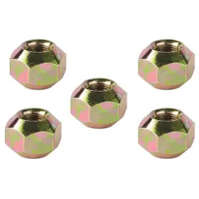 9109458 Speedway Motors Double Sided Steel Lug Nuts 1/2 Inch Rh Fine Thread 5/pack