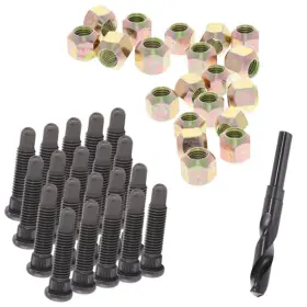 91605060 Speedway Motors 5/8 Inch Wheel Stud And Nuts Kit Coarse Thread