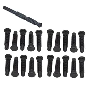 91605197 Speedway Motors 5/8 Inch Wheel Stud And Drill Bit Kit .672 Knurl .945 Head
