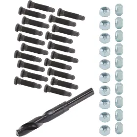 91606171 Speedway Motors 5/8 Inch Wheel Stud And Double Sided Lug Nuts Kit Fine Thread