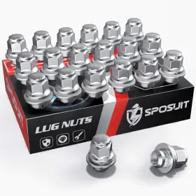 M12x1.5 Sposuit S-n0149 Lug Nuts - Replacement For 1983-2023 Toyota Chrome