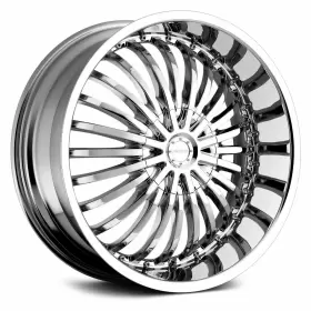 S16050040 Strada Spina Chrome 20x8 5x114.3 5x100 40 Wheels Set Of Rims