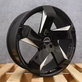 S65251515gbml Strada Coltello Gloss Black 22x9 15 5x115 Wheels Set Of Rims