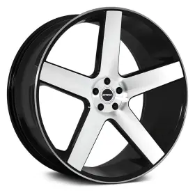 S35850840gbm Strada Wheels Perfetto 18x8 40 5x108 72.6 Black Rims Set Of 4