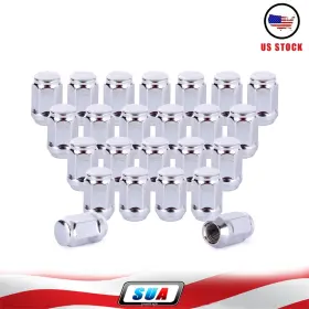 Sua112340 Sua4cars 24 Pcs Of Chrome 1/2-20 Lug Nuts Length 1.38ftft For Dodge Viper Dakota Durango