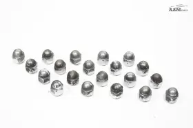 28171aj001 Subaru 2016-2023 Crosstrek Wheel Rim Bolt Lug Nut Silver Set Of 20 Oem