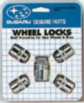 B321sfl011 Subaru Genuine Wheel Lock Kit - Alloy Wheels