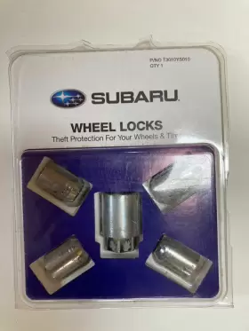 B321sfl010 Subaru Genuine Parts T3010ys010 Steel Wheel Locks Kit Fits All Models - Set Of 4 Oem