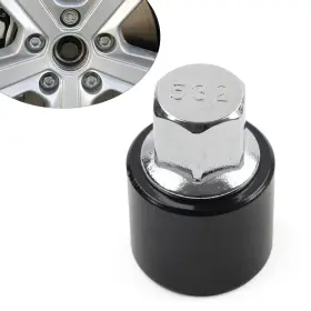 Successsssusa 550745645764 1x Locking Wheel Nut Key Anti-theft Screw Tool Fit Vw Golf Jetta Passat 532