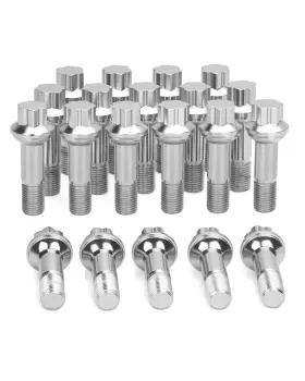 7b1419c Sucoso 14x1.5 Lug Bolt For Mercedes-benz Ml350 Ml500 Glc300 Glk350 17mm Hex Silver