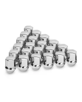 8n044c-20 Sucoso M14x1.5 Chrome Lug Nuts Set Of 20 For Ram 1500 Jeep Wrangler Dodge