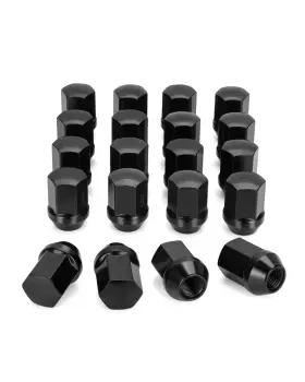8n044p-20 Sucoso M14x1.5 Wheel Lug Nuts 20pcs Black For Cadillac Cts Chevy Camaro Charger