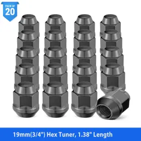 M12x1.5 Tembor 909764052228 20x Bulge Acorn Wheel Lug Nut For Nissan Altima Pathfinder Rogue