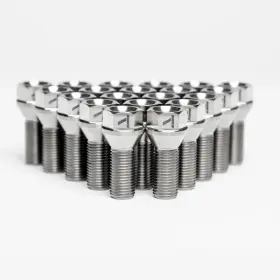 Tk-bc1212-st20 Tikore Sk28 Titanium Lug Bolts 12x1.25 Conical Stud Bolt 28mm Shank Pack Of 20