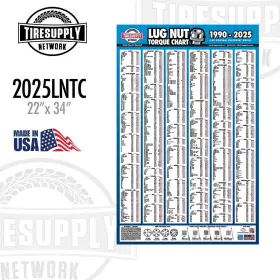 Rad-110 Tire Supply Network 2025 Lug Nut Torque Chart Lntc Service Specs