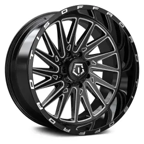 547bm-2428744 Tis 547bm Wheel 24x12 -44 8x170 125.2 Black Single Rim
