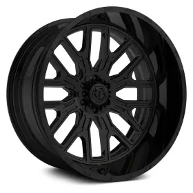 560b-2106819 Tis 560b Wheels 20x10 -19 6x139.7 106.2 Black Rims Set Of 4