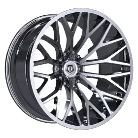 566c-2106324 Tis 566c Wheels 20x10 -24 6x135 87.1 Chrome Rims Set Of 4