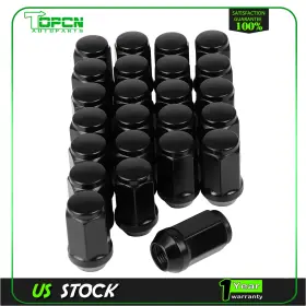 Top1181830001 Topcn 24x M14x1.5 7/8 Inch Hex Bulge Acorn Lug Nuts For Chevy Camaro Impala Silverado 1500