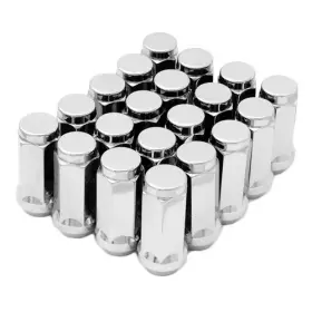 C1709hlx34-20 Topline Accessories Qty 20 14x1.5 Chrome 3/4 Inch Hex Style Long Conical Lug Nuts 14mmx1.5