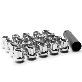 C7111-0-20 Topline Accessories Qty 20 14x2.0 Open Ended Duplex Spline Style Conical Lug Nuts 14mmx2.0