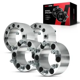 7271wsa1624us Torchbeam Wheel Spacers 6x5.5 3inch 4pcs 2004-2012 Colorado Bore M12x1.5 Studs