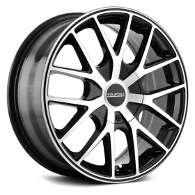 3260-2811b Touren Tr60 3260 Wheel 20x8.5 40 5x110 72.62 Black Single Rim