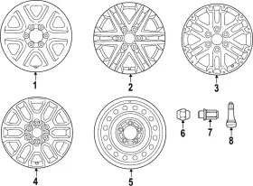 90942-01124 Toyota Genuine Wheel Lug Nut