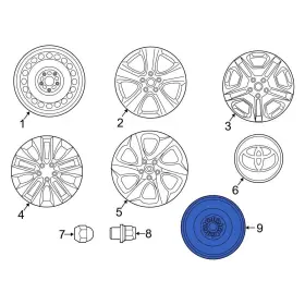 426110r390 Toyota Oe For Rav4 2019-2021 Wheel