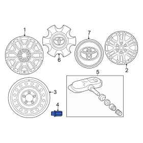 90942a1007 Toyota Oe For Tacoma 2024 Wheel Lug Nut