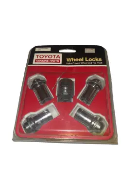 Pt00276-00901 Toyota Genuine Alloy Wheel Locks Lug Nuts Pn/ 00276-00901 New