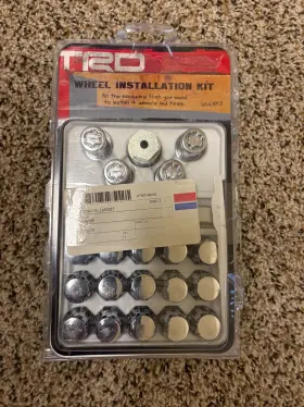 Ptr27-60110 Toyota New Oem Trd 14mm Conical Spline Drive Wheel Lock Set And Lugs Nuts