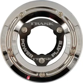 Tm-0052-ch-bk Trask Fits Derby Cover With Power Plate - Chrome/black Kit Ft18-ft25 Softail