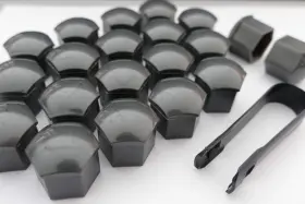 Lnc-21mm-20pk-gm Traverse Ridge Racing 22-piece Premium Tesla Model S 3 X Y Lug Nut Caps/bolt Covers Other Gray