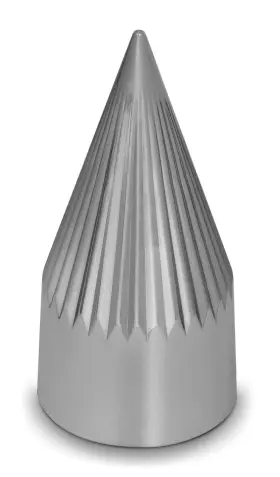 11145 Truck Parts Pluss Chrome Lug Nut Covers 33mm Plastic Razor Spike Style Screw On Pack Of 20