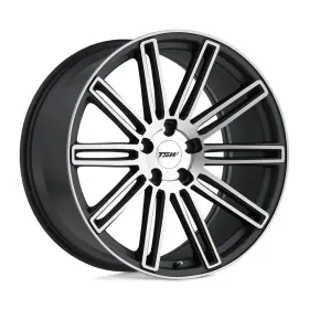 1780crw405108g72 Tsw Crowthorne Matte Gunmetal Machine Face 17x8 5x108 Wheel Single Rim