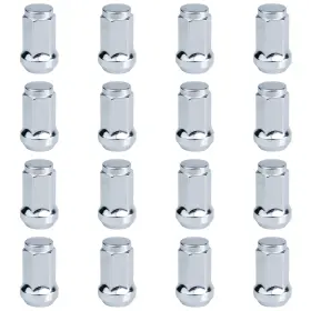 128-711-00042d5d-f0c16d-16x Tusk 16 Pack Tapered Lug Nut 12mm X 1.25mm Thread Pitch Chrome For Kawasaki