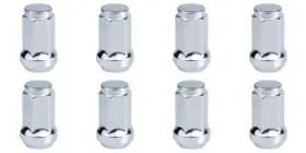 128-711-00060e20-5f1494-8x Tusk 8 Pack Tapered Lug Nut 3/8 Inch With 14mm Head Chrome For Polaris Ranger Crew