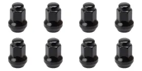 128-711-00095151-0bfce1-8x Tusk 8 Pack Tapered Lug Nut 3/8 Inch With 14mm Head Black For Polaris Rzr S 570