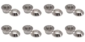 17-86654a9d-c38bd4-8x Tusk 8pk Uni. Chrm Flng/tap. Locking Lug Nut 10mmx1.25mm
