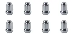 178-207-00010133-383ce2-8x Tusk 8 Pack Tapered Spline Drive Lug Nut 12mm X 1.50mm Thread Pitch Chrome For