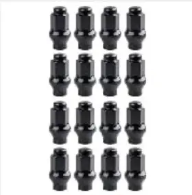 2112170002 Tusk Extended Shaft Tapered Lug Nut Kit 10mm X 1.25mm Thread Onesize Silver