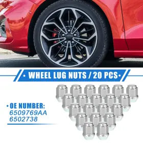 No.6509769aa Uauto1 724117891213 20 Pcs M12x1.5 Wheel Lug Nut For Ford Focus Dodge Grand Caravan
