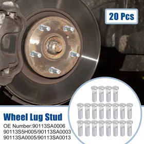 M12x1.5 Uauto1 745060890467 20pcs Front Or Rear Wheel Lug Stud For Honda Accord City No.9094202067